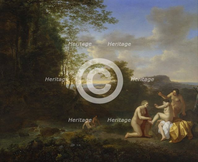 Landscape with Nymphs. Artist: Both, Jan Dirksz (ca 1618-1652)