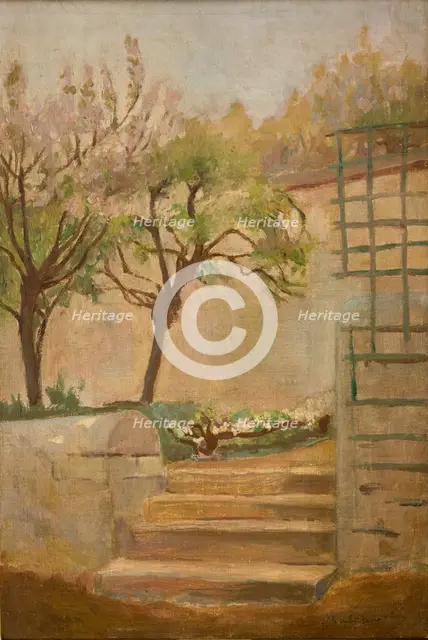 Landscape with Small Stairs, between 1908-1912. Creator: Jacek Malczewski.
