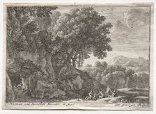 Landscape with Satyrs. Creator: Herman van Swanevelt (Dutch, c. 1600-1655)