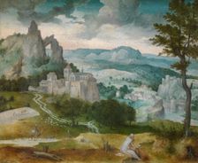 Landscape with Saint Jerome, 1547. Creator: Cornelis Massys