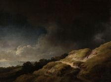 Landscape with sand dunes, 1753. Creator: Christian Wilhelm Ernst Dietrich