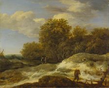 Landscape with Sandy Path, c1655. Creator: Willem Gras