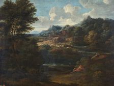 Landscape with Shepherd, 1644-45. Creator: Gaspard Dughet