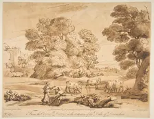 Landscape with Shepherd and Shepherdess, 1776. Creator: Richard Earlom