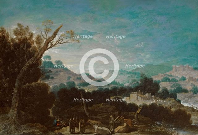 Landscape with Shepherds, 1st half of the 17th century. Creator: Francisco Collantes.