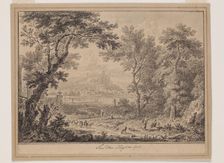 Landscape with Shepherds, between 1682 and 1749. Creator: Jan van Huysum