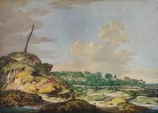 Landscape with Sportsman, and Distant View of Middleburg c17th century. Artist: Jan Goedart