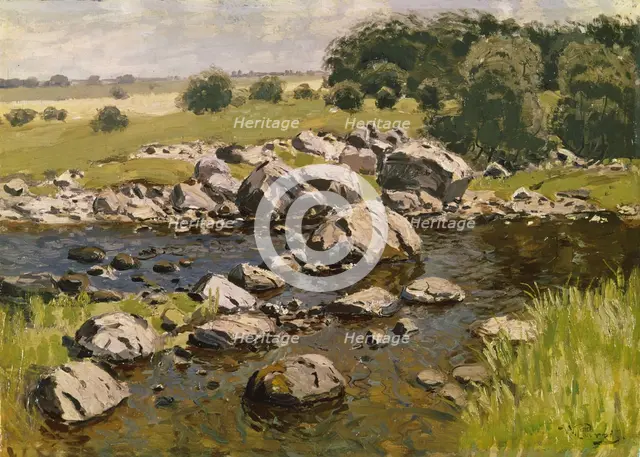 Landscape with Stones, c. 1910. Artist: Purvitis, Vilhelms (1872-1945)