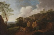 Landscape with Sunken Roads, 1760s. Creator: Johann Georg Wagner
