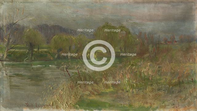 Landscape with swamp, c1900. Creator: Karol Miloslav Lehotský.