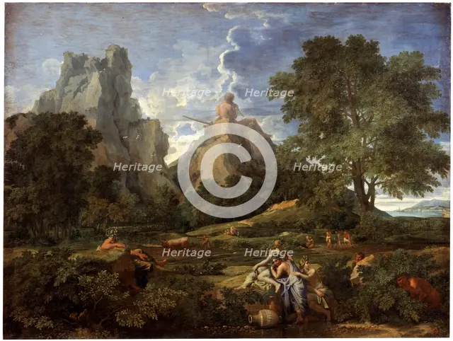 'Landscape with Polyphemus', 1649.  Artist: Nicolas Poussin