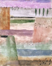 Landscape with Poplars, 1929. Creator: Paul Klee
