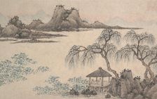 Landscape with Pavilion and Willows. Creator: Shen Zhou