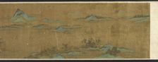 Landscape with palaces, Ming dynasty, 16th-17th century. Creator: Unknown
