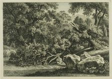 Landscape with Pan Playing a Flute, 1795. Creator: Johann Christian Reinhart