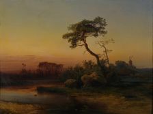 Landscape with Pine tree