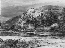 Landscape with Rocky Hills and Stream, 1890. Creator: William Louis Sonntag