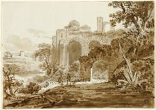 Landscape with Roman Ruins, n.d. Creator: Andrew Wilson