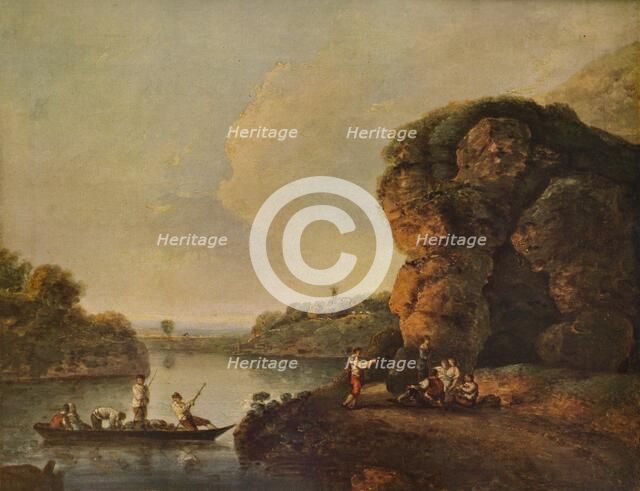'Landscape, with River and Boats', c1758, (1938). Artist: Richard Wilson.