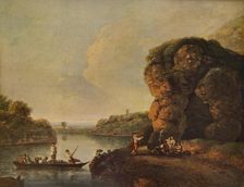 Landscape, with River and Boats c1758, (1938). Artist: Richard Wilson