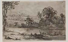 Landscape with River, between 1756 and 1810. Creator: Jean-Jacques de Boissieu