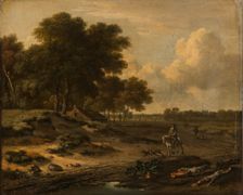 Landscape with Rider, 1670. Creator: Jan Wijnants