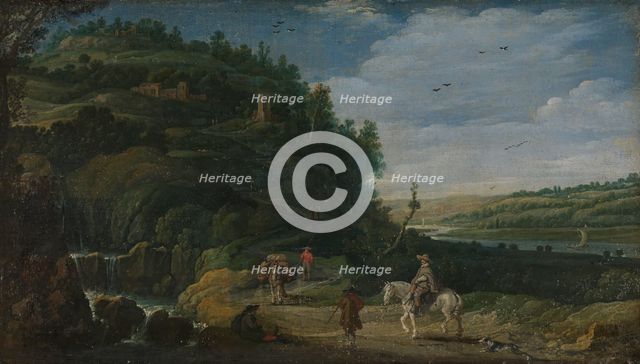 Landscape with rider, 1625. Creator: Esaias van de Velde.