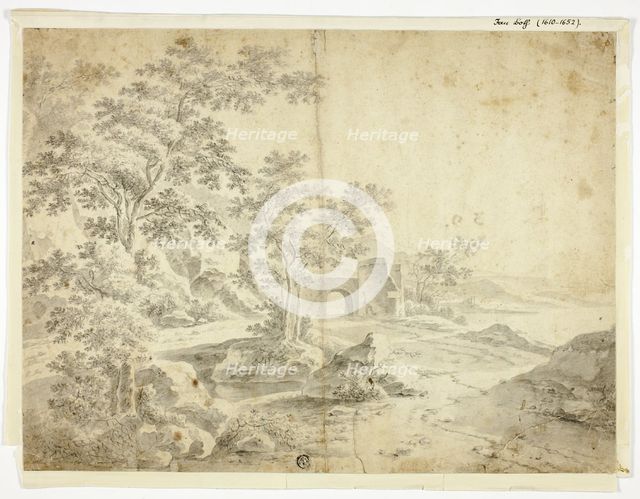 Landscape with Ruin by Water, n.d. Creator: Unknown.