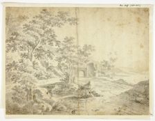 Landscape with Ruin by Water, n.d. Creator: Unknown