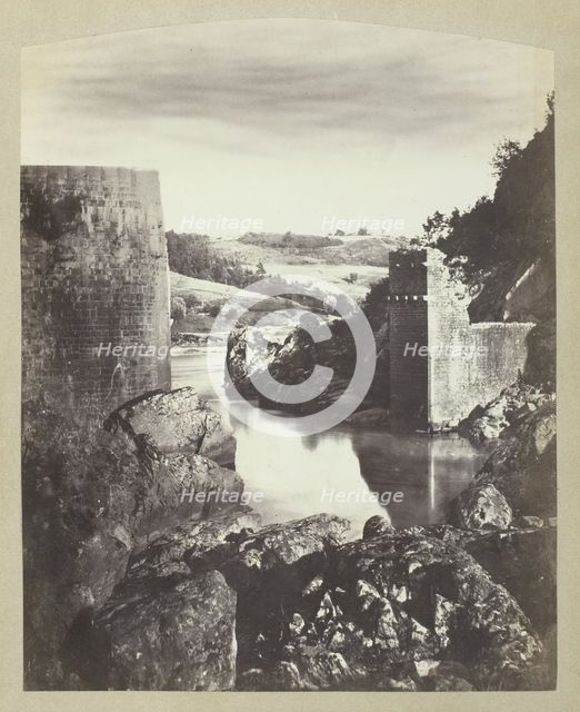 Landscape with Ruin, c. 1870. Creator: Félix Thiollier.