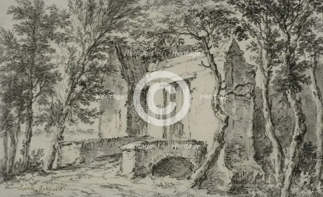 Landscape with ruin. Creator: Dirck Dalens II.