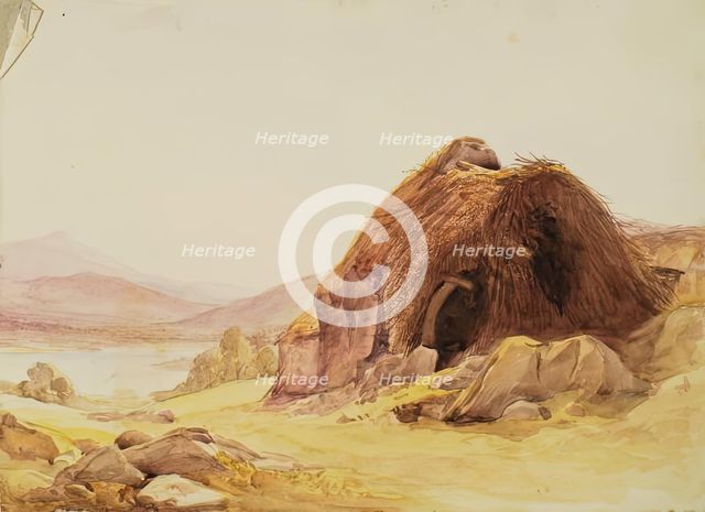 Landscape with Ruined Cottage, c1840s. Creator: John Phillip.