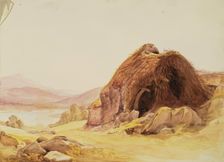 Landscape with Ruined Cottage, c1840s. Creator: John Phillip