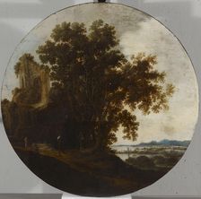 Landscape with ruins, 1641. Creator: Dirck Dalens