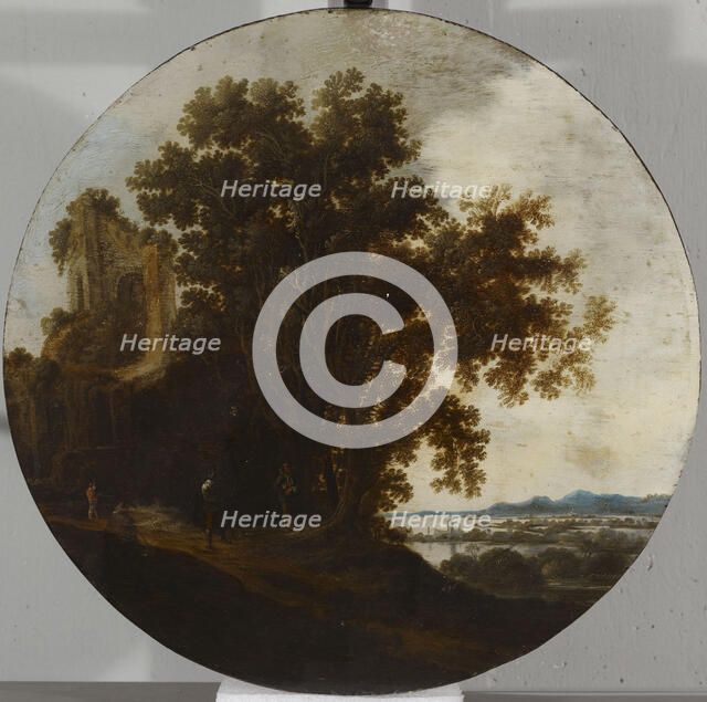 Landscape with ruins, 1641. Creator: Dirck Dalens.