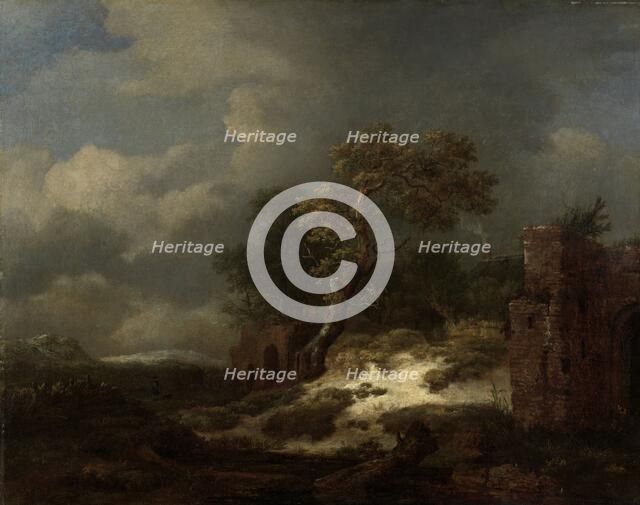 Landscape with Ruins, 1650-1682. Creator: Jacob van Ruisdael.