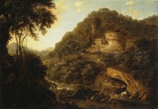 Landscape with Ruins, 1679. Creator: Gillis Neyts
