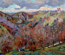 Landscape with Ruins 1897. Artist: Armand Guillaumin