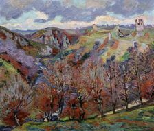 Landscape with Ruins 1897. Artist: Armand Guillaumin