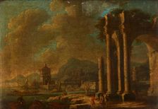 Landscape with Ruins, 2nd half of 18th century. Creator: Leonardo Coccorante