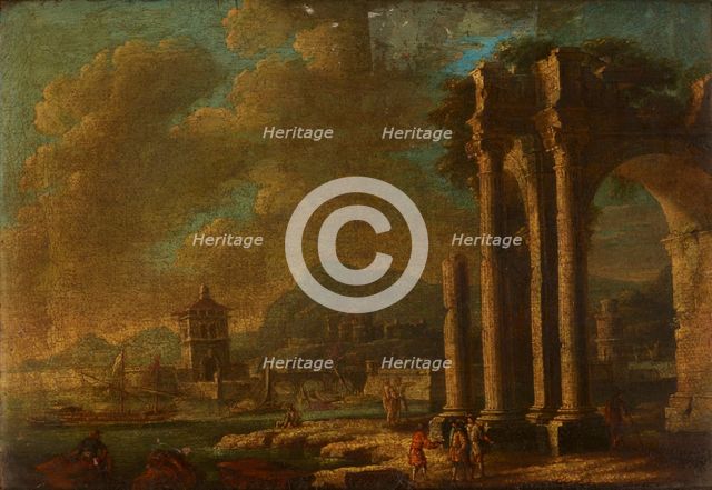 Landscape with Ruins, 2nd half of 18th century. Creator: Leonardo Coccorante.