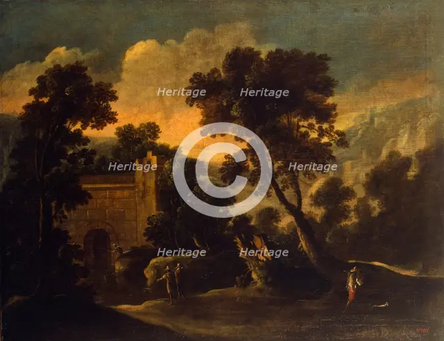 Landscape with Ruins, ca 1634. Artist: Collantes, Francisco (1599-1656)