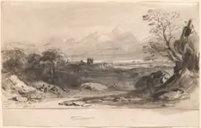 Landscape with Ruins. Creator: John Varley I