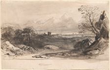 Landscape with Ruins. Creator: John Varley I