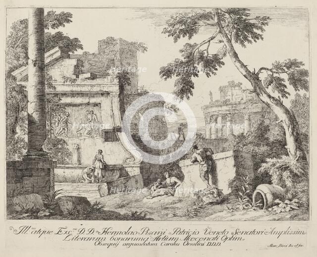 Landscape with Ruins. Creator: Marco Ricci.