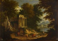 Landscape with ruins, between 1674 and 1717. Creator: Adriaen Frans Boudewyns