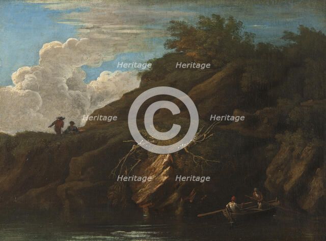 Landscape with Water. Creator: Manner of Salvator Rosa  (1615-1673) .