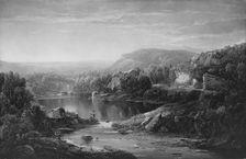 Landscape with Waterfall and Figures, ca. 1865. Creator: William Louis Sonntag