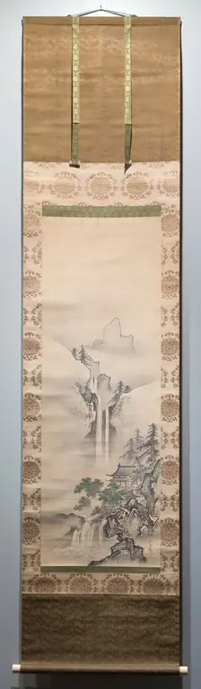 Landscape with Waterfall, Edo period, late 17th-early 18th century. Creator: Kanô Yôboku Tsunenobu