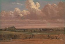Landscape with Wheatfield, ca. 1850s. Creator: Lionel Constable